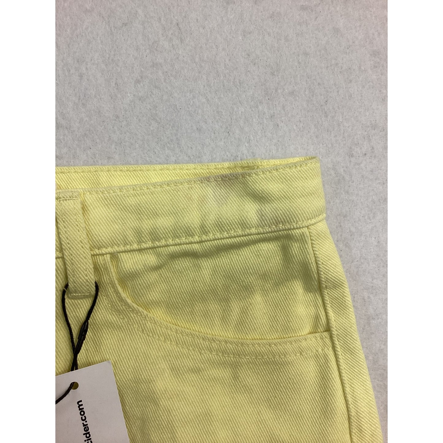 Lime green denim Skirt