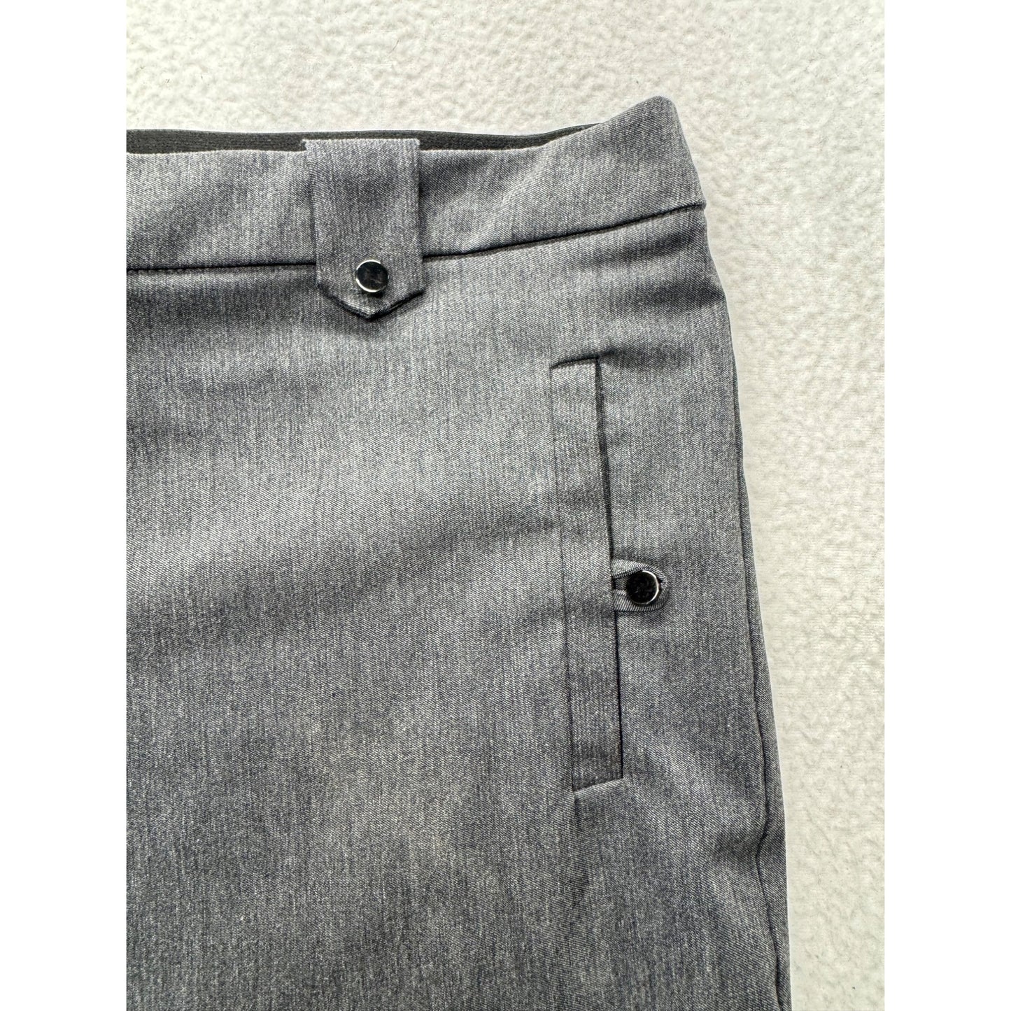 Maurices Charcoal Gray Slim Fit Trousers L #9034