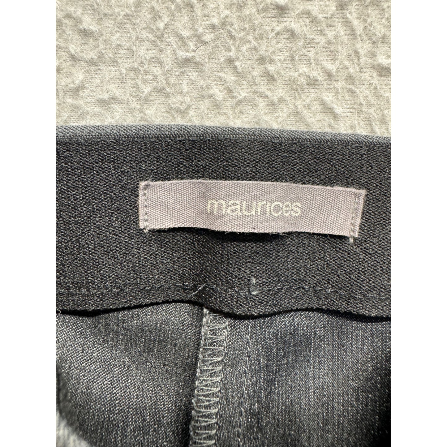 Maurices Charcoal Gray Slim Fit Trousers L #9034