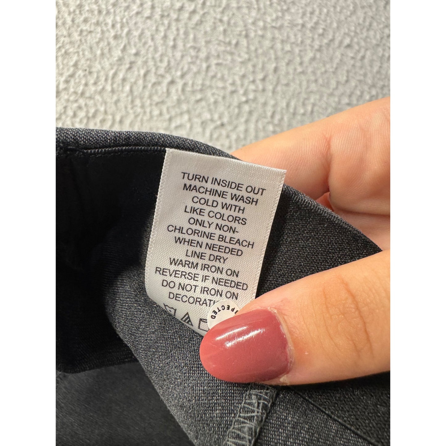 Maurices Charcoal Gray Slim Fit Trousers L #9034