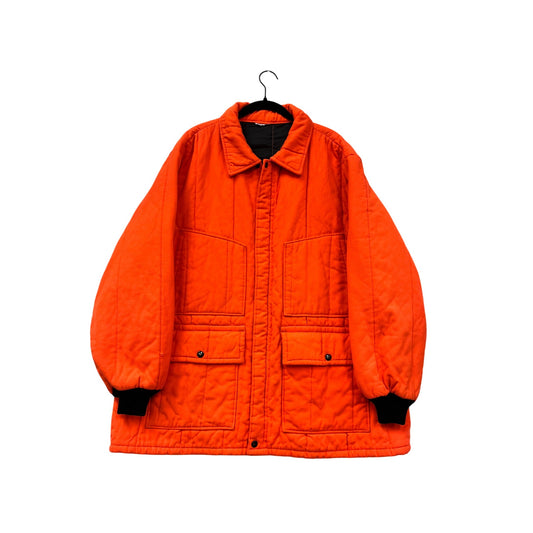 Walls Blizzard-Pruf Insulated Hunting Jacket Orange XL/2XL Mens Quilted Outerwear With Pockets & Snap Closures #6632