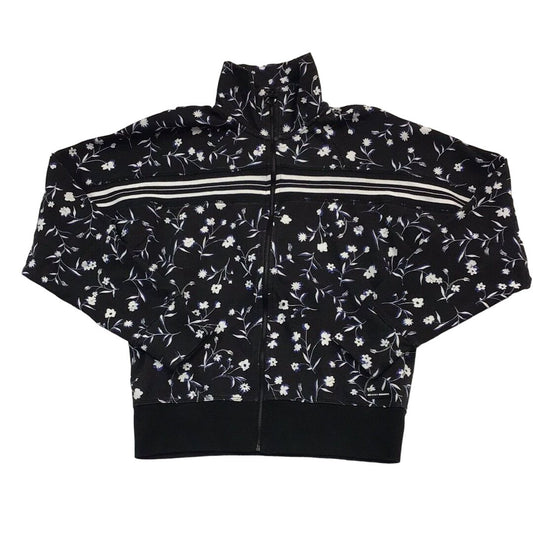 Women’s Floral DKNY Zip-Up Sweater