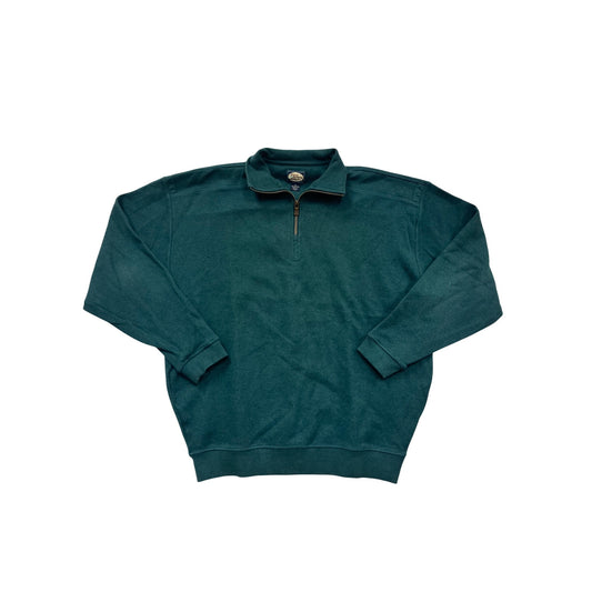 Tommy Bahama Medium 1/4 Zip Green Pullover Sweatshirt #862A