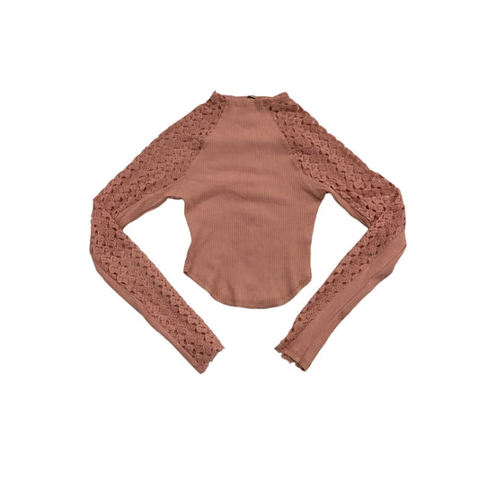 Women’s Open Knit LongSleeve Top