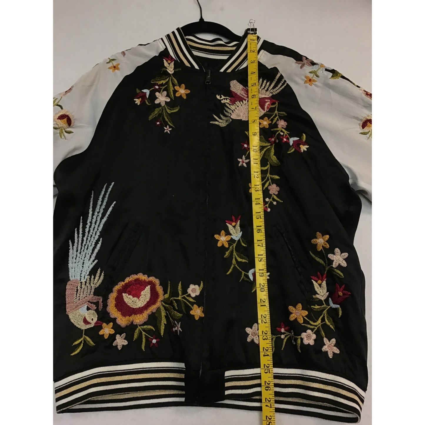 Women’s Reversible Embroidered Bomber Jacket