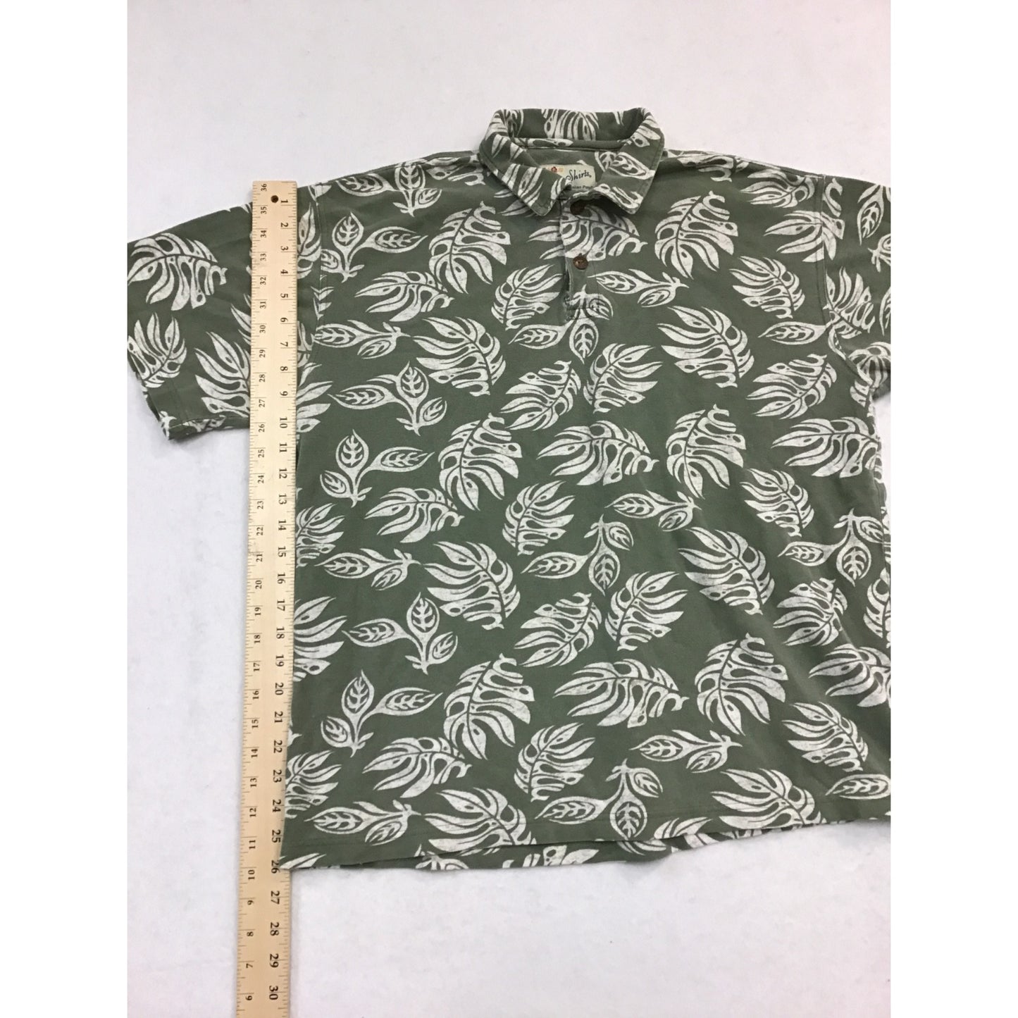 Mens Vintage Styled Hawaiian Polo