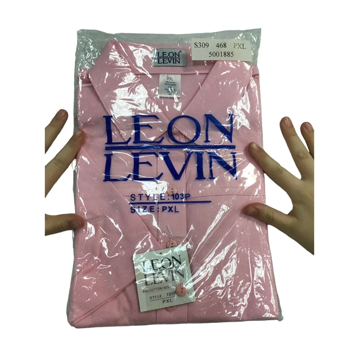 Vintage Leon Levin pink Polo