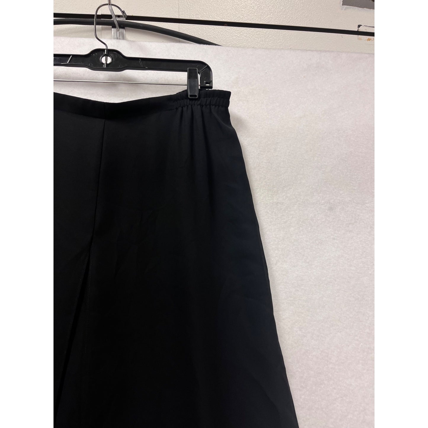 Adrianna Papell Evening Essentials Wide-Leg Black Pants Size 14P #554A