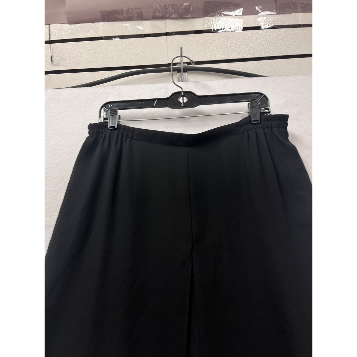 Adrianna Papell Evening Essentials Wide-Leg Black Pants Size 14P #554A