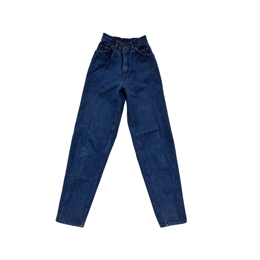 Vintage 212 Exchange Denim Jeans Size 5-6 100% Cotton Blue #978A