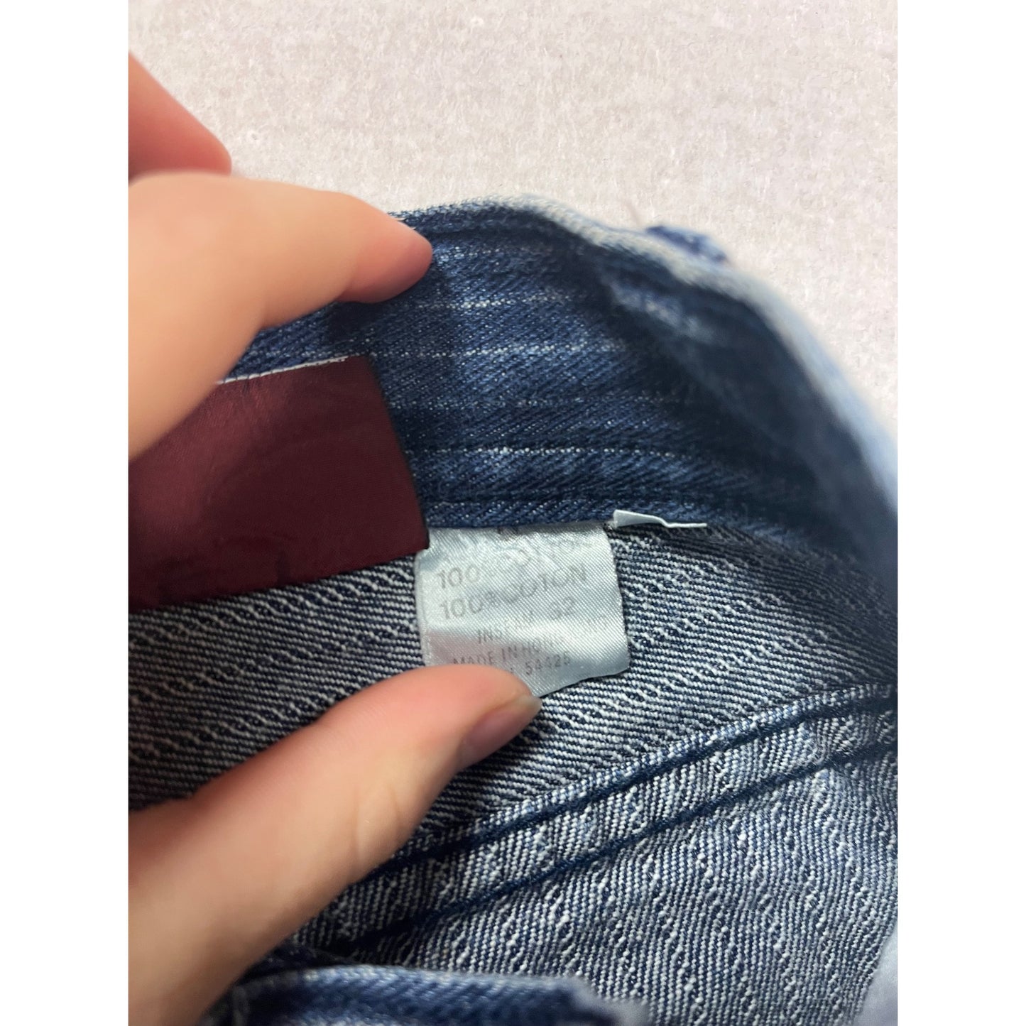 Vintage 212 Exchange Denim Jeans Size 5-6 100% Cotton Blue #978A