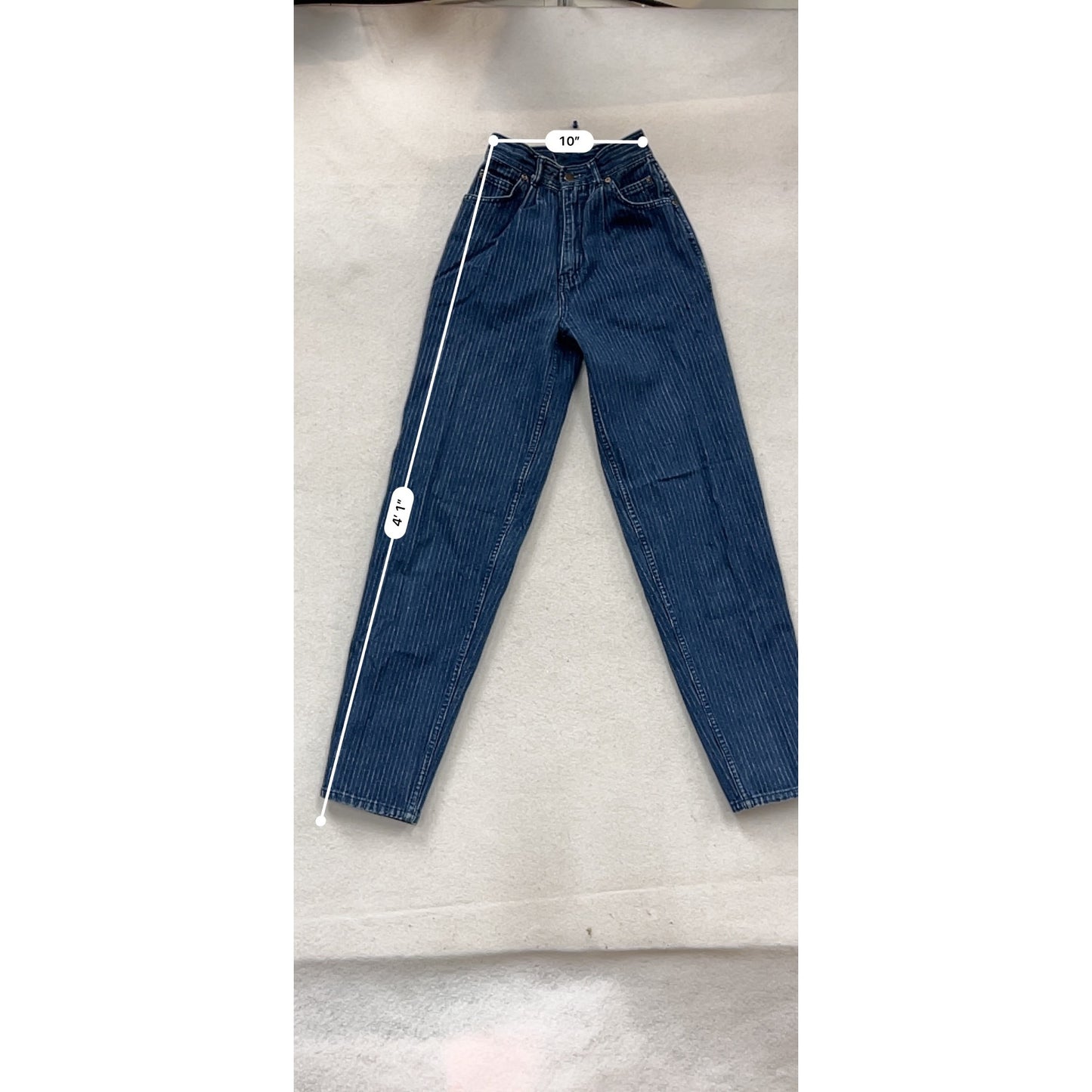 Vintage 212 Exchange Denim Jeans Size 5-6 100% Cotton Blue #978A