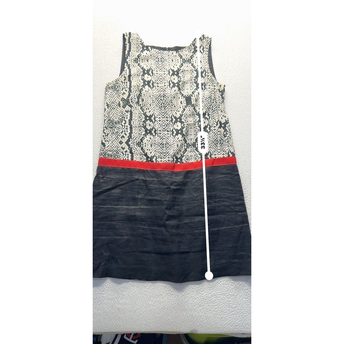 Ann Taylor LOFT Snake Print Sleeveless Dress Size 2 #9157