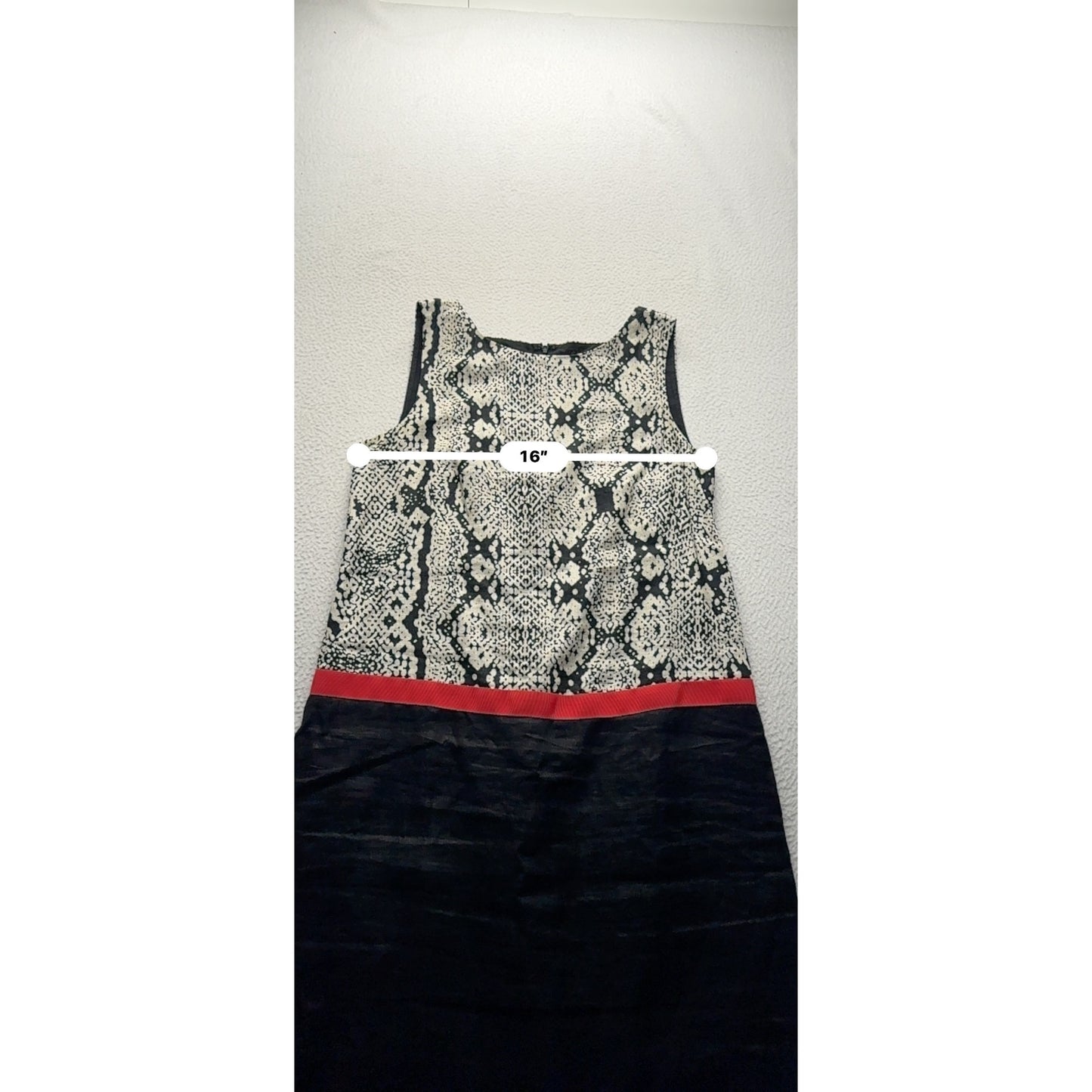 Ann Taylor LOFT Snake Print Sleeveless Dress Size 2 #9157