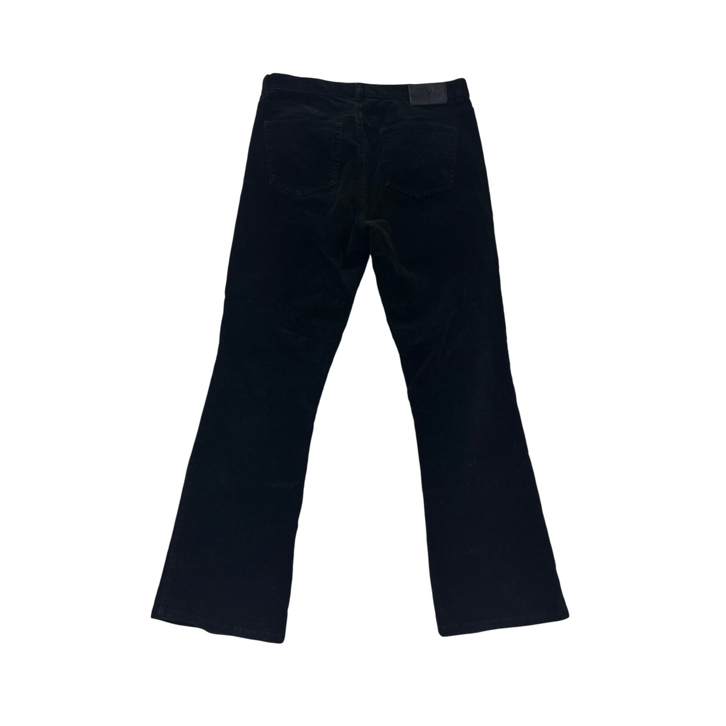 Lauren Jeans Company Black Corduroy Flare Pants Size 8P #303A