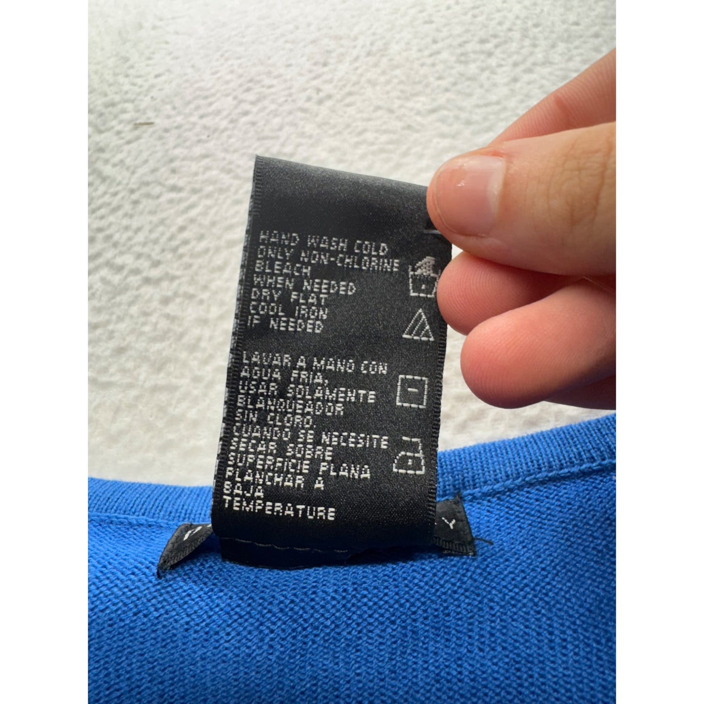 Design History Blue White/Green Striped 3/4 Sleeve Dress S #9158