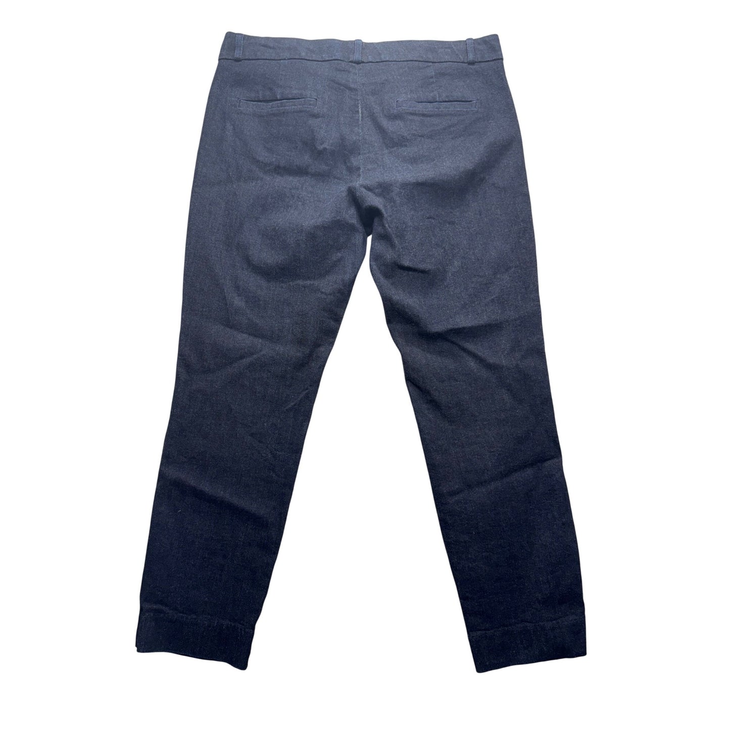 Banana Republic Sloan Fit Navy Stretch Cotton Pants Size 6 32" Inseam #9271