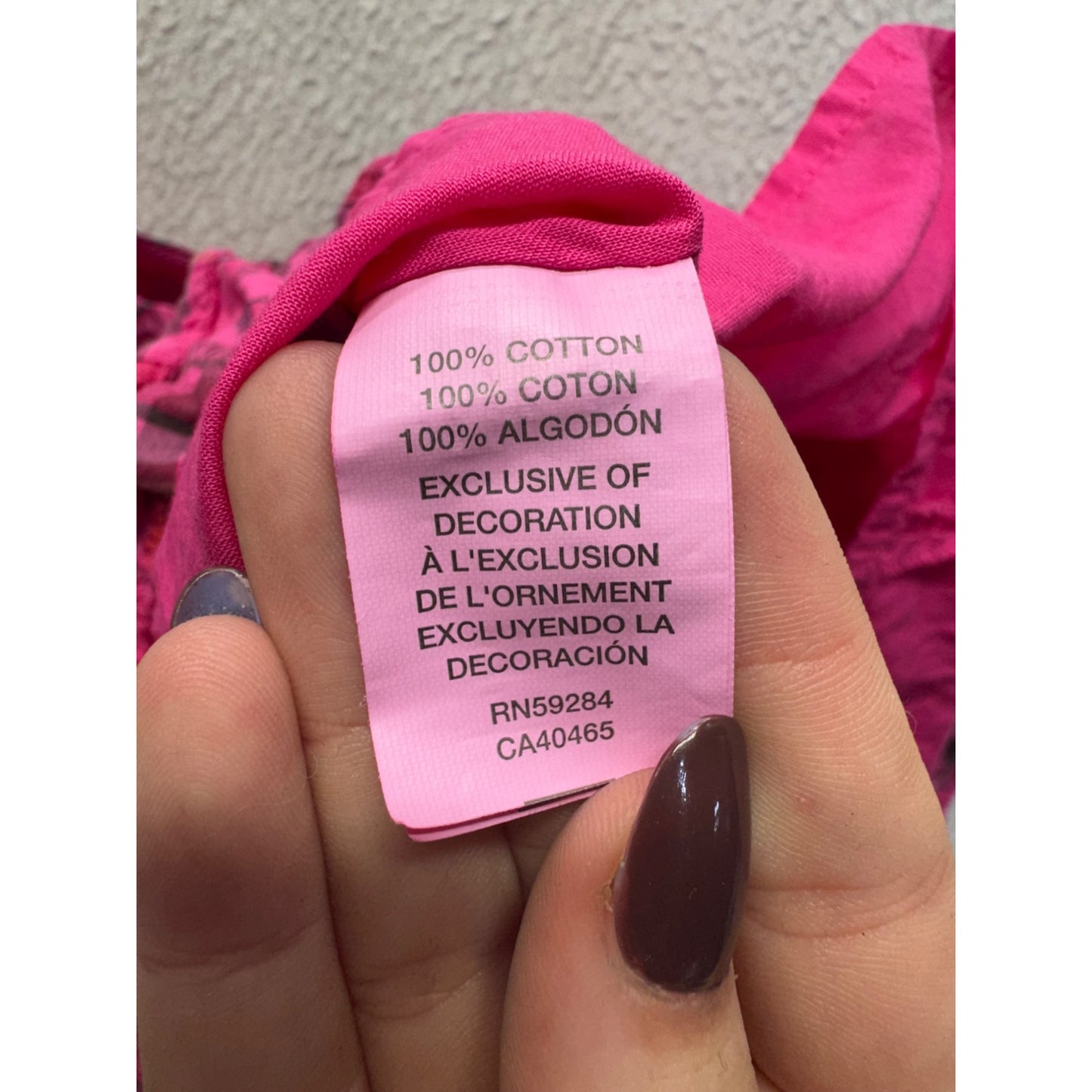 The Childrens Place Pink Patchwork Dress 4T Cotton Sleeveless Spring 275B