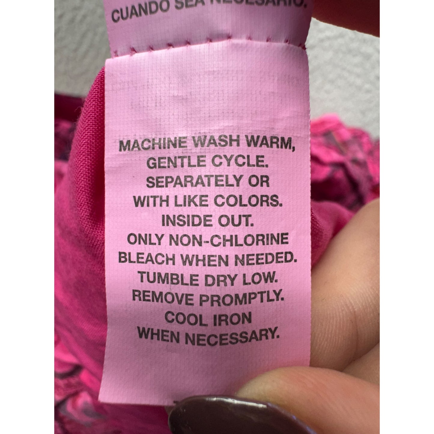 The Childrens Place Pink Patchwork Dress 4T Cotton Sleeveless Spring 275B