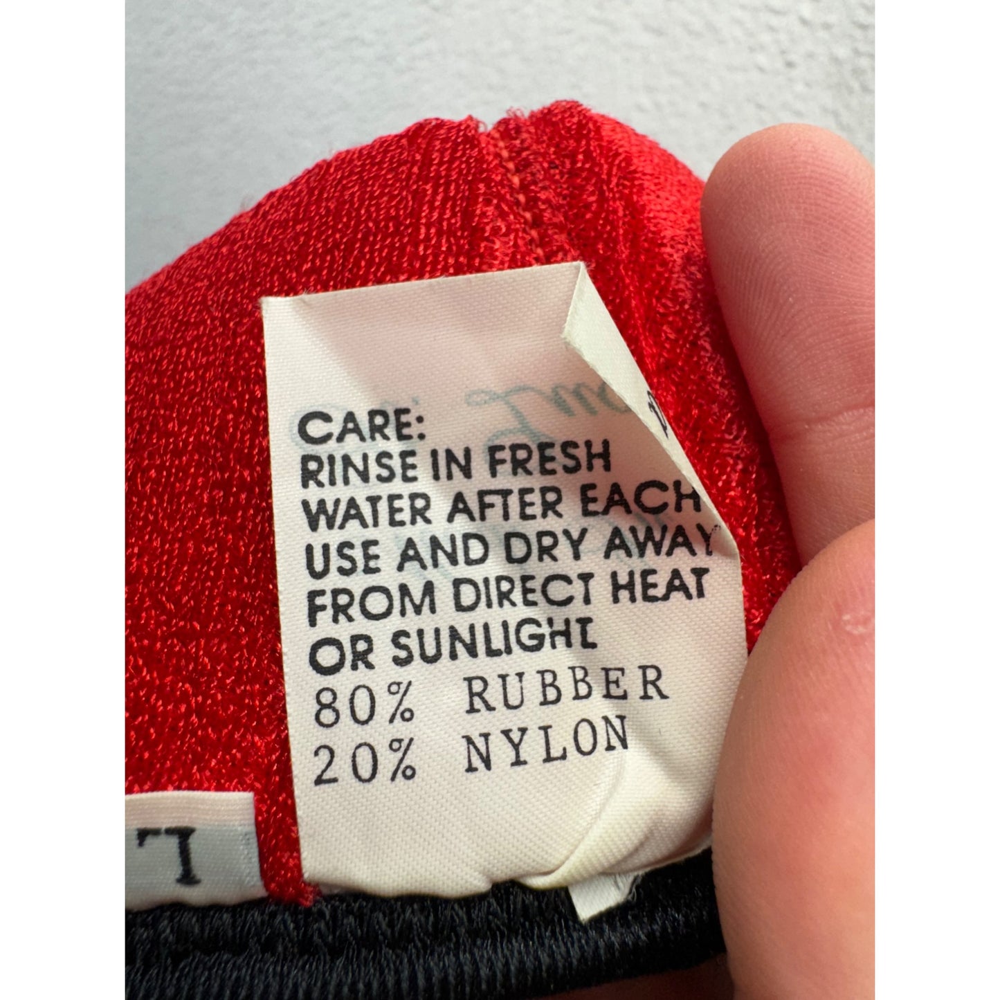 Neoprene Hood Thermal Red Lining /  Diving/Water Size L #9366