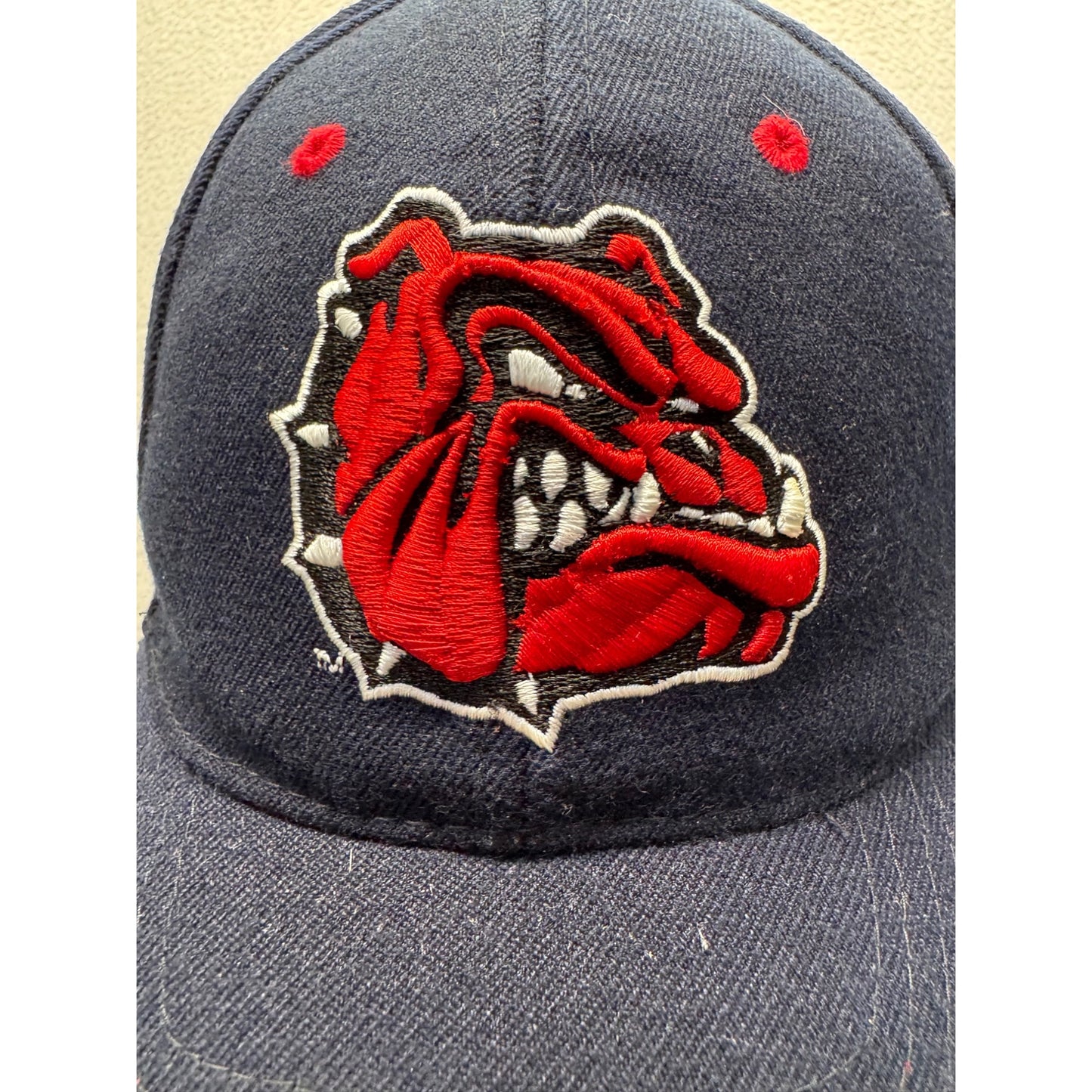 Marines Bulldog Embroidered Navy Baseball Cap By Zephyr #34B