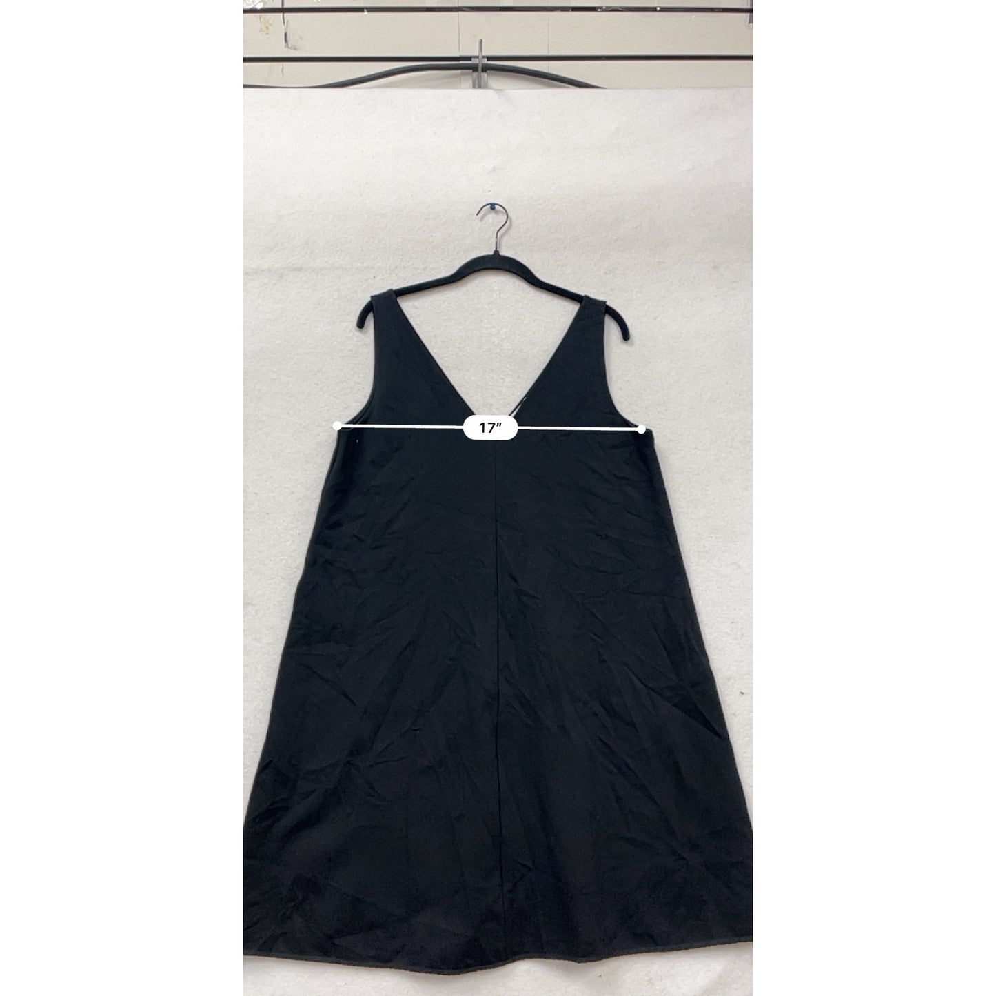 Everlane Black V-Neck Sleeveless A-Line Dress Size 10 #457A