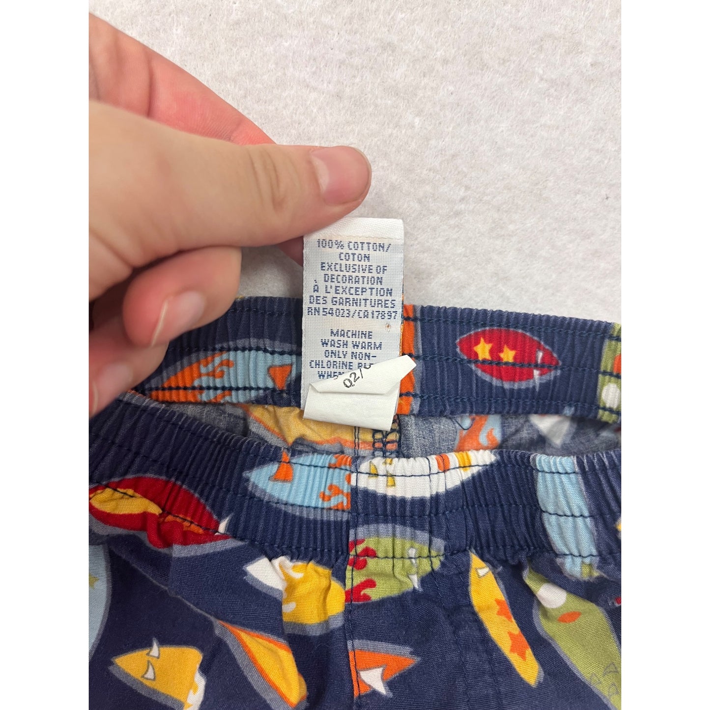 Old Navy 0-3M Surfboard Print Cotton Shorts #8629