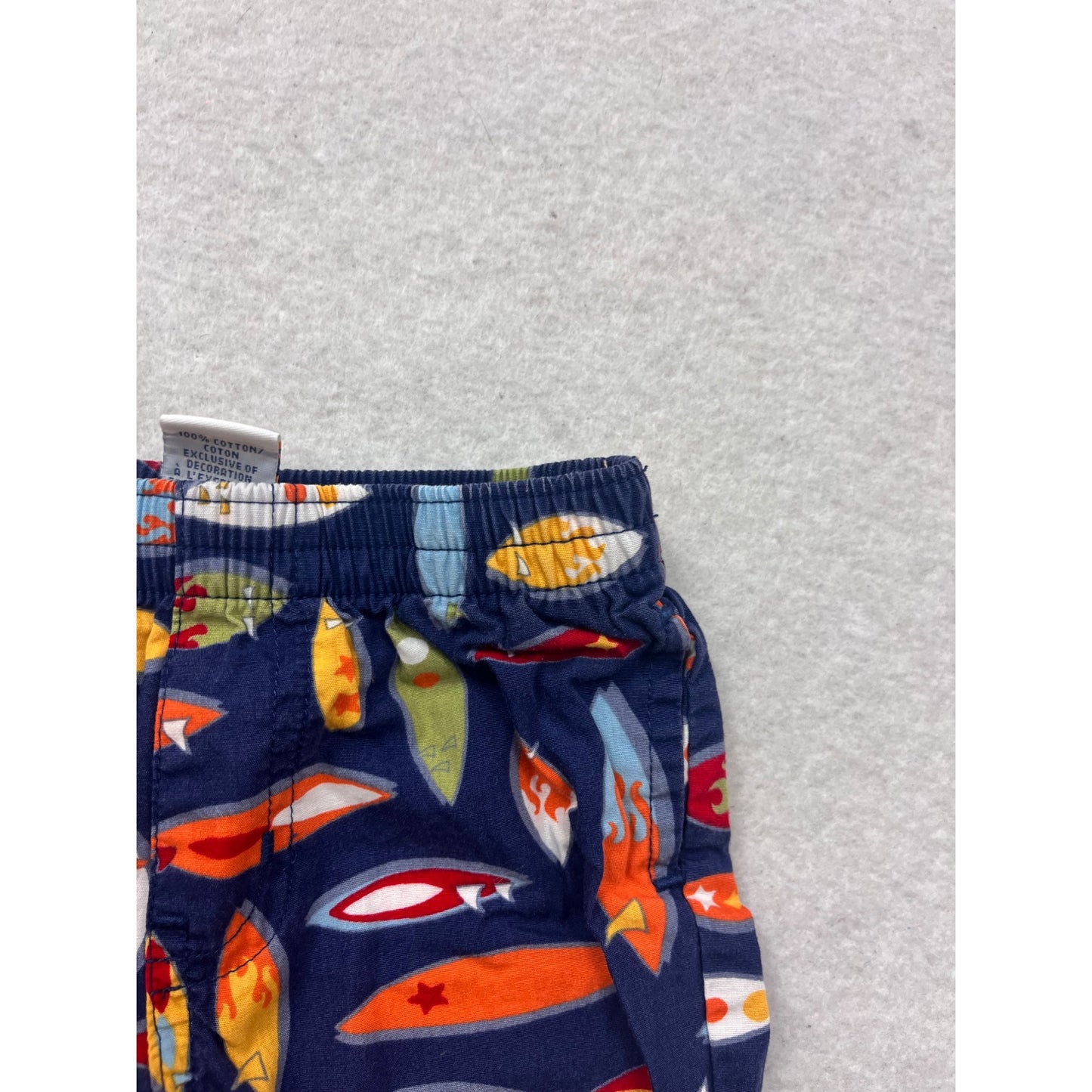 Old Navy 0-3M Surfboard Print Cotton Shorts #8629