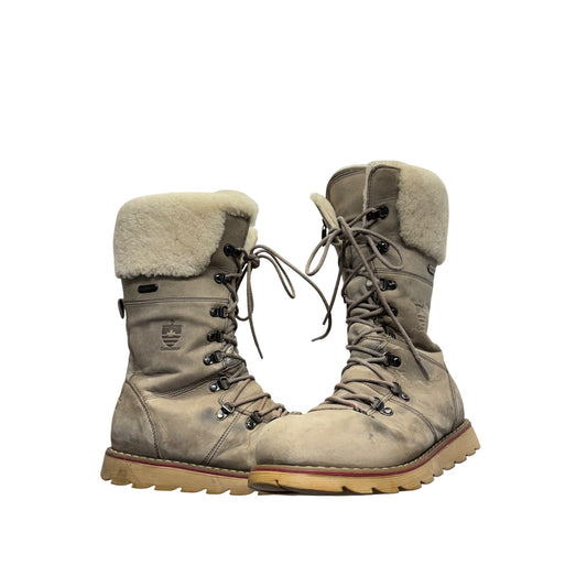 Royal Canadian Womens Fur-Lined Leather Winter Boots #7615