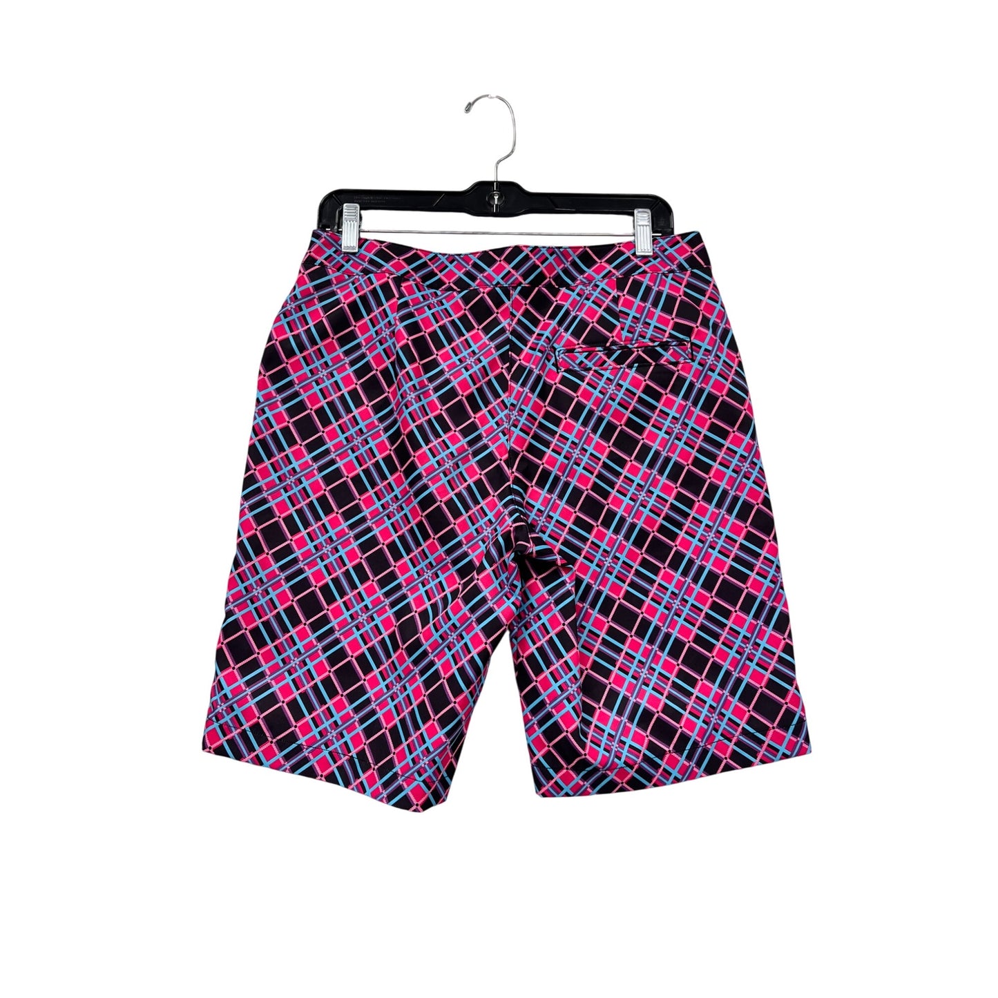 PGA Tour Plaid Golf Shorts Size 6-8 #165A