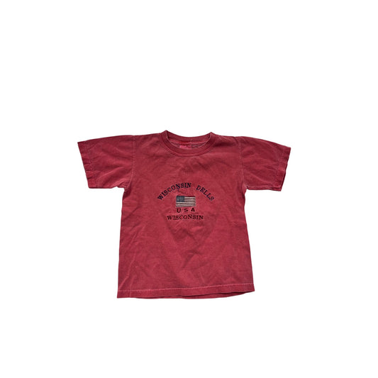 Vintage Wisconsin Dells USA Youth T-Shirt By Anvil Small #8105