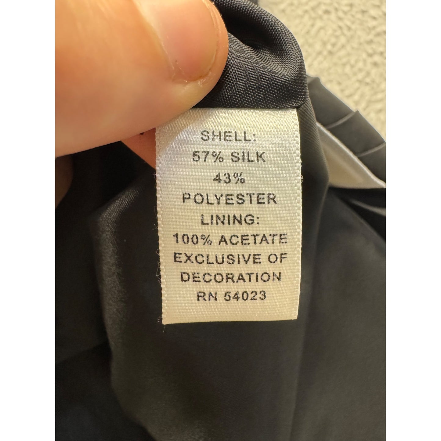 Banana Republic Strapless silk Black Pleated Lace Cocktail Dress Size 10 #286B