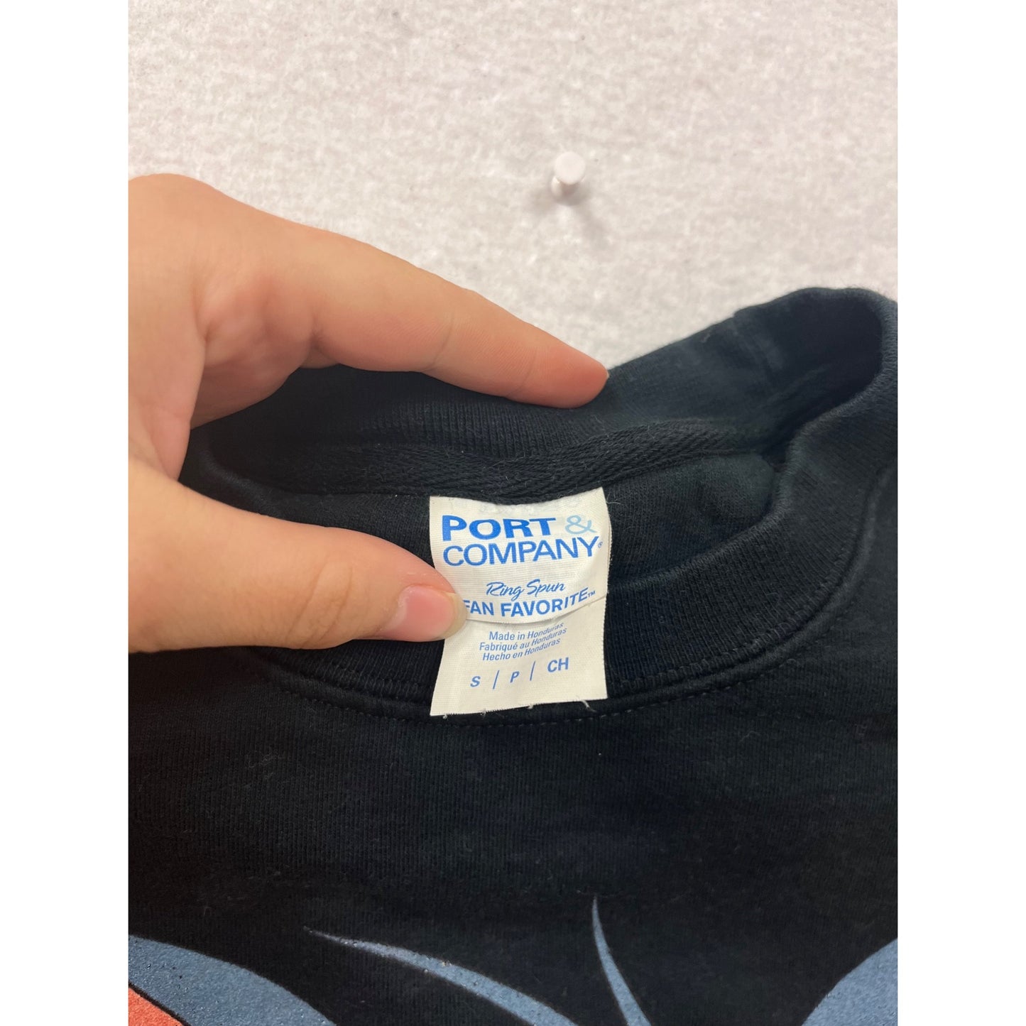 Tom & Jerry Graphic Black Crewneck Sweatshirt #8893