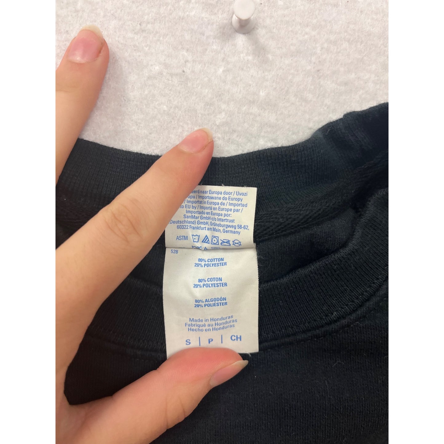 Tom & Jerry Graphic Black Crewneck Sweatshirt #8893