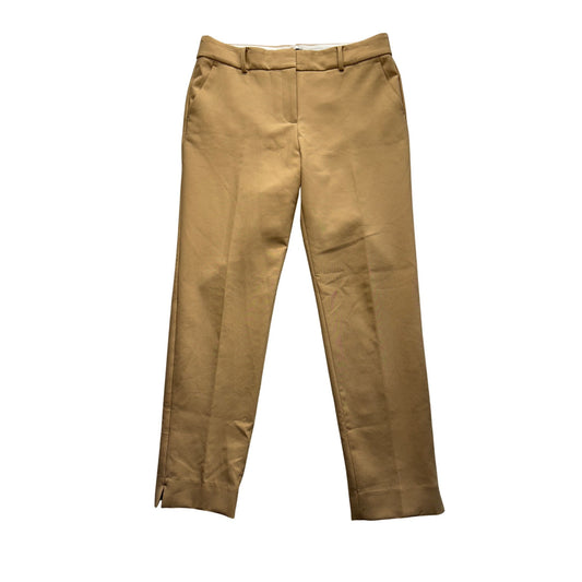 Talbots Hampshire Ankle Pant Beige Size 8 Polyester Blend Slim Fit #171B