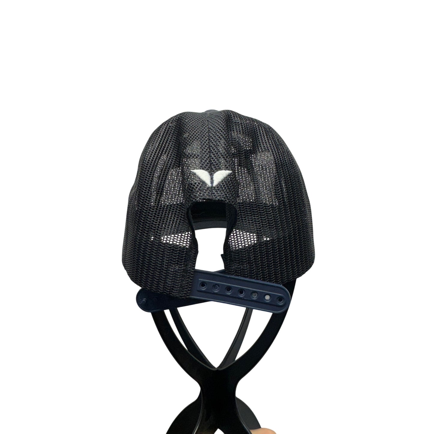 Snowbird Black Mesh Snapback Hat With Adjustable Fit Lightweight #9238
