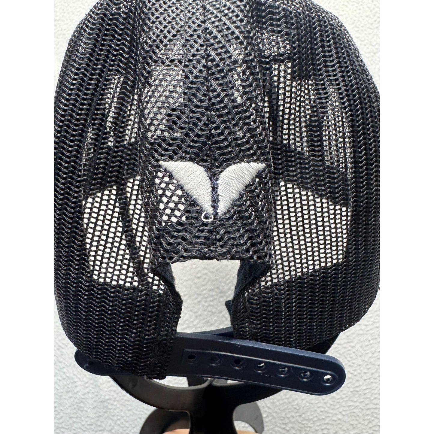 Snowbird Black Mesh Snapback Hat With Adjustable Fit Lightweight #9238