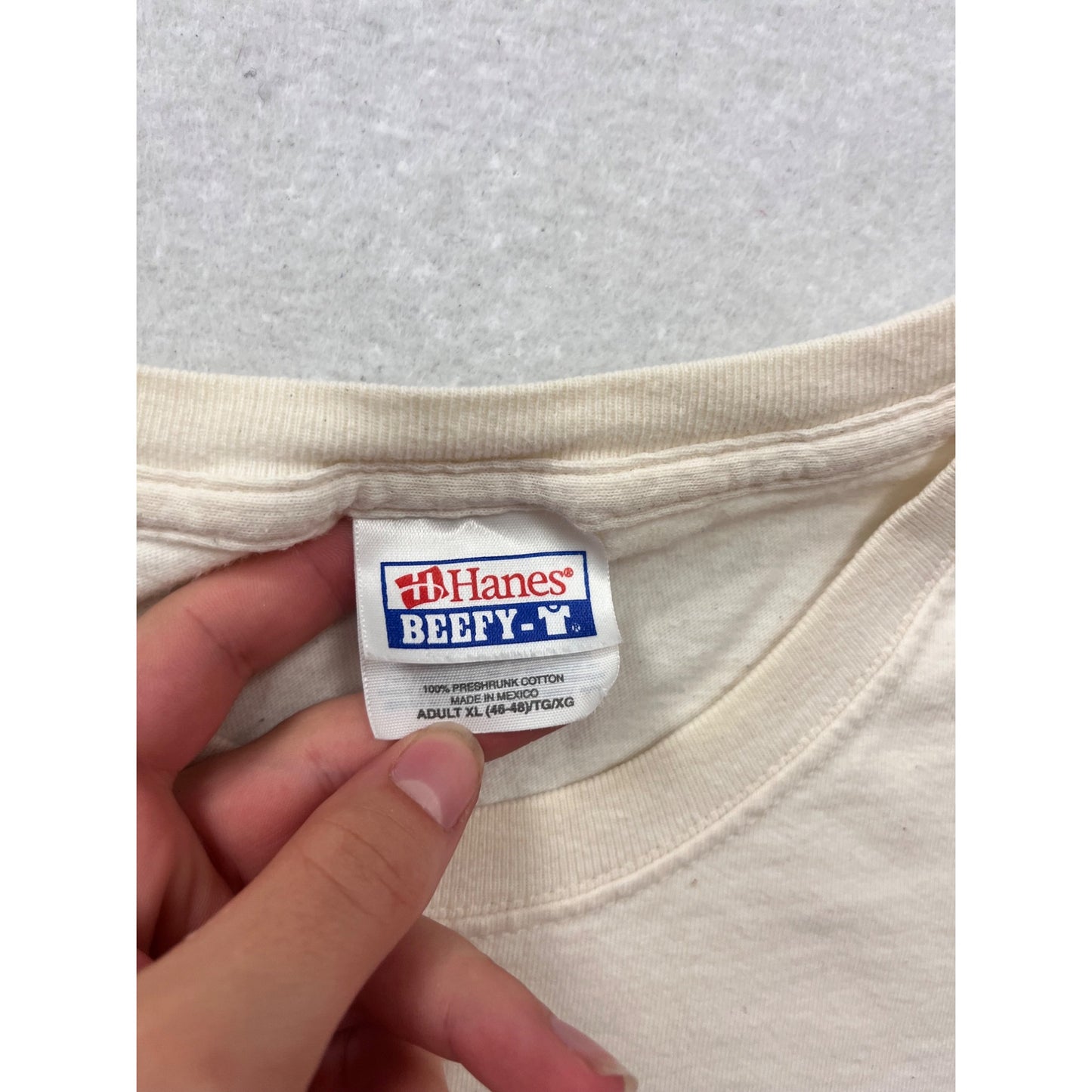 Vintage 2004 Hanes Beefy-T Black Alumni Reunion T-Shirt XL #555A