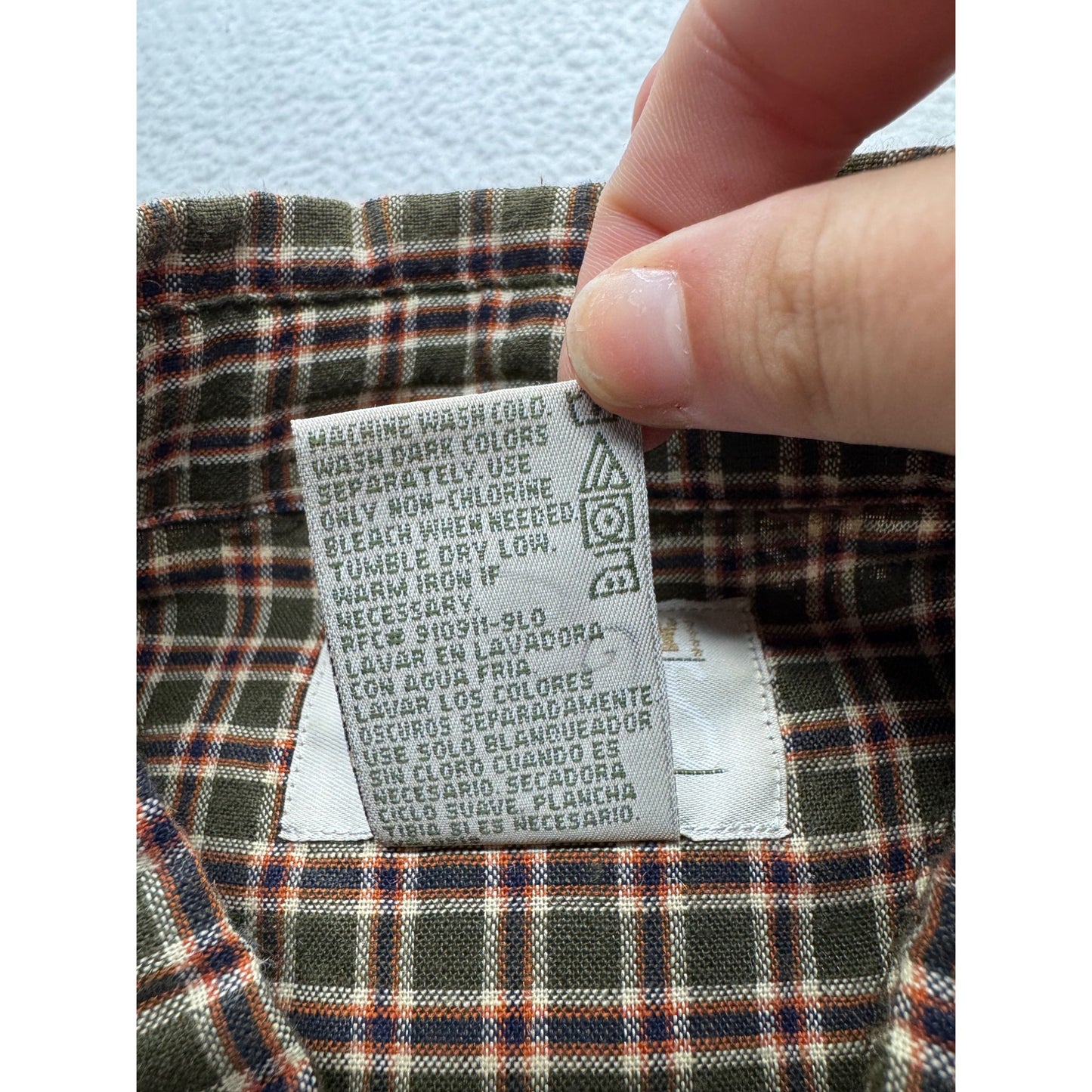 Faded Glory XL Plaid Button-Up Shirt #9078