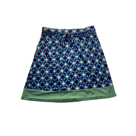 Blue patterned Tehama Skirt #5778