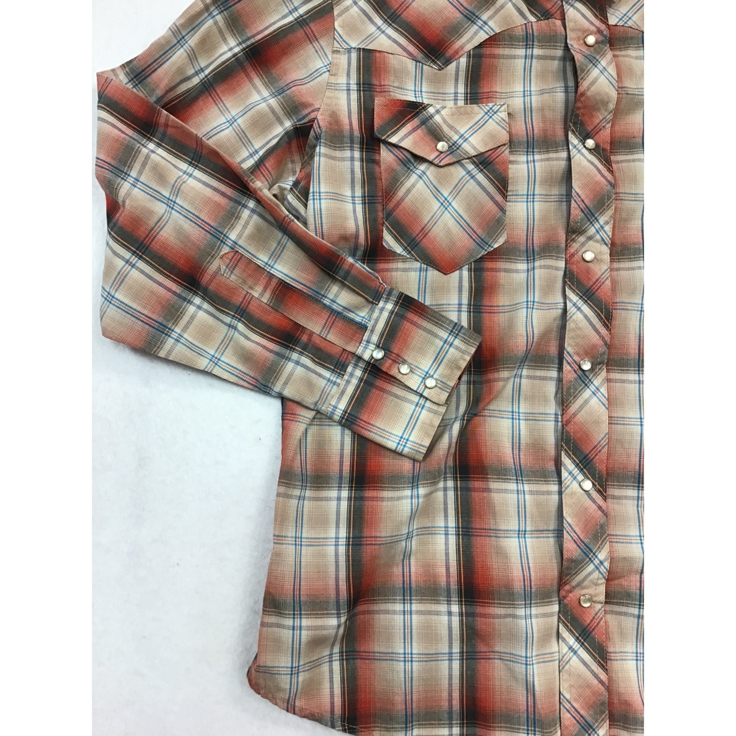 Mens Wrangler Snap Shirt