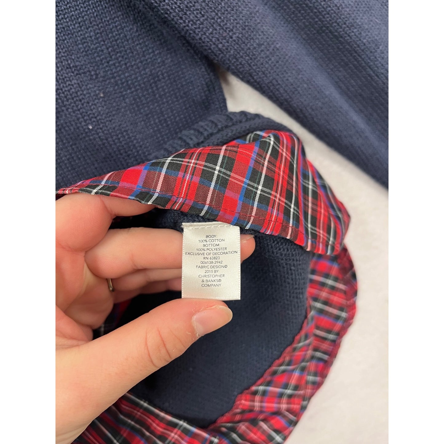 Christopher & Banks Snowman Sweater Small #995A