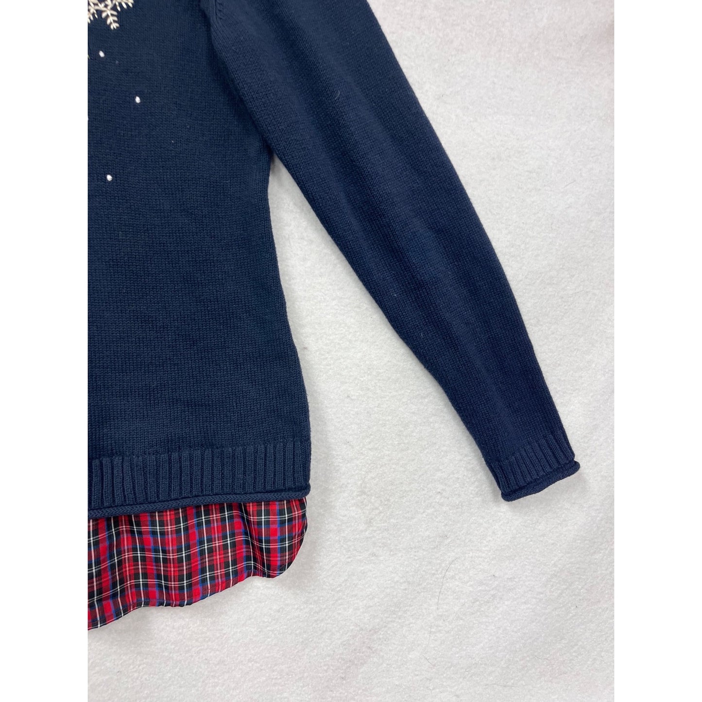 Christopher & Banks Snowman Sweater Small #995A