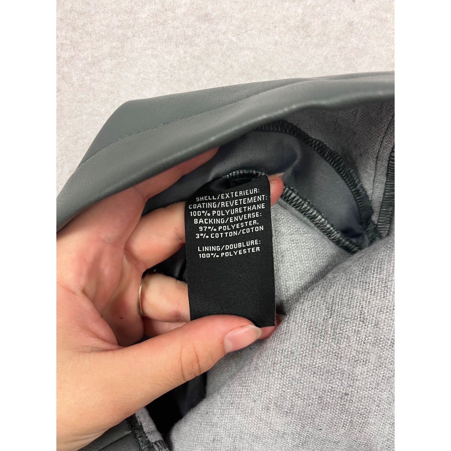 Bagatelle Collection Faux Leather Shorts S #582A