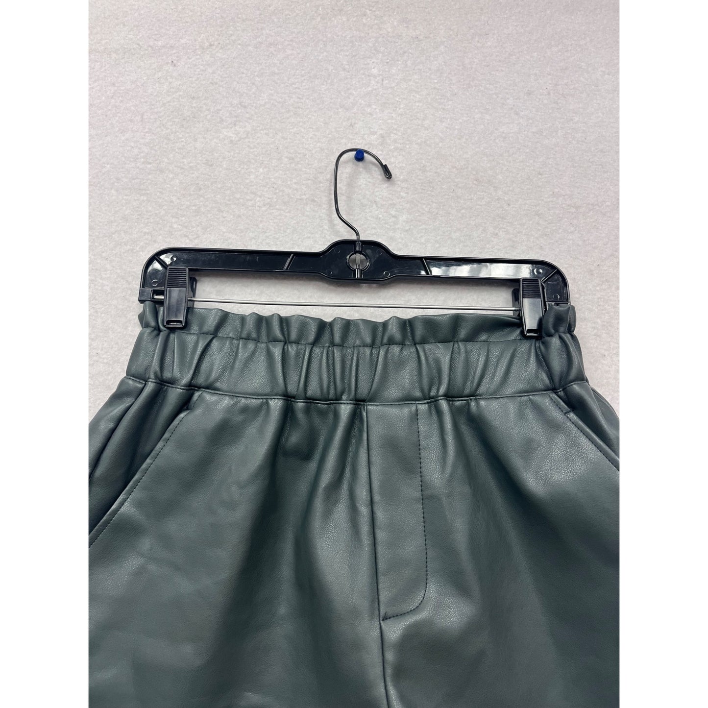 Bagatelle Collection Faux Leather Shorts S #582A