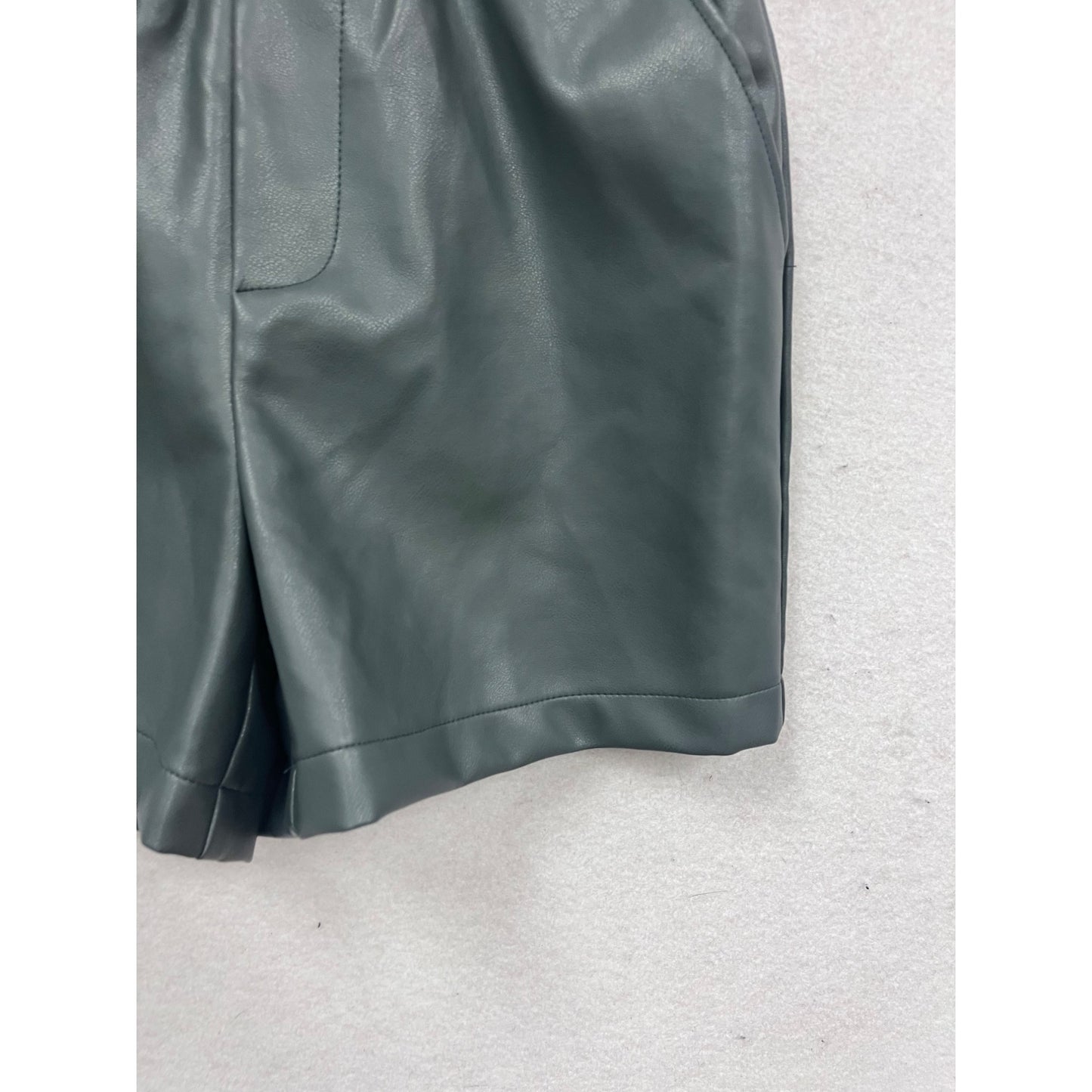 Bagatelle Collection Faux Leather Shorts S #582A