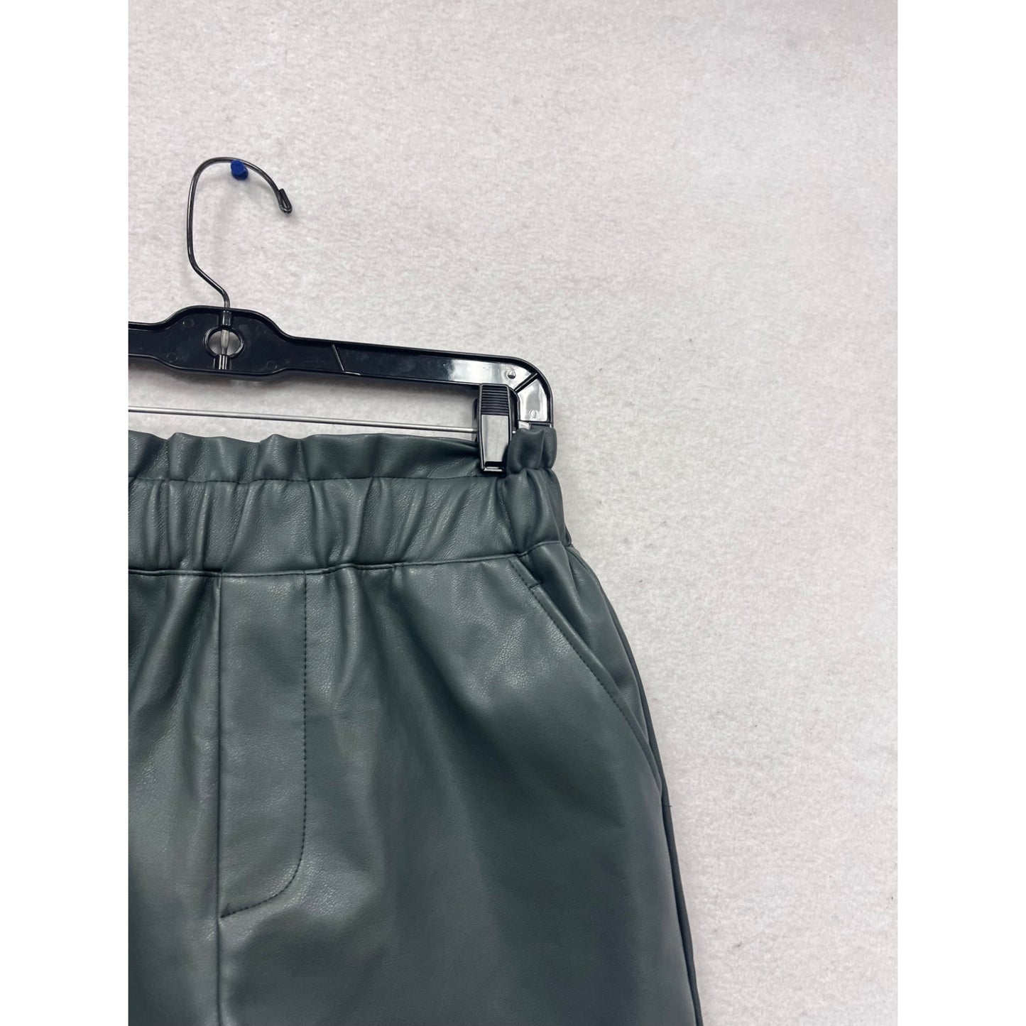 Bagatelle Collection Faux Leather Shorts S #582A