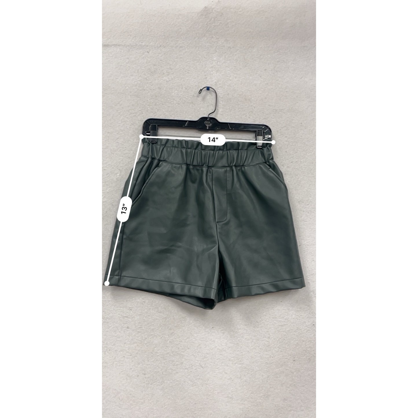 Bagatelle Collection Faux Leather Shorts S #582A