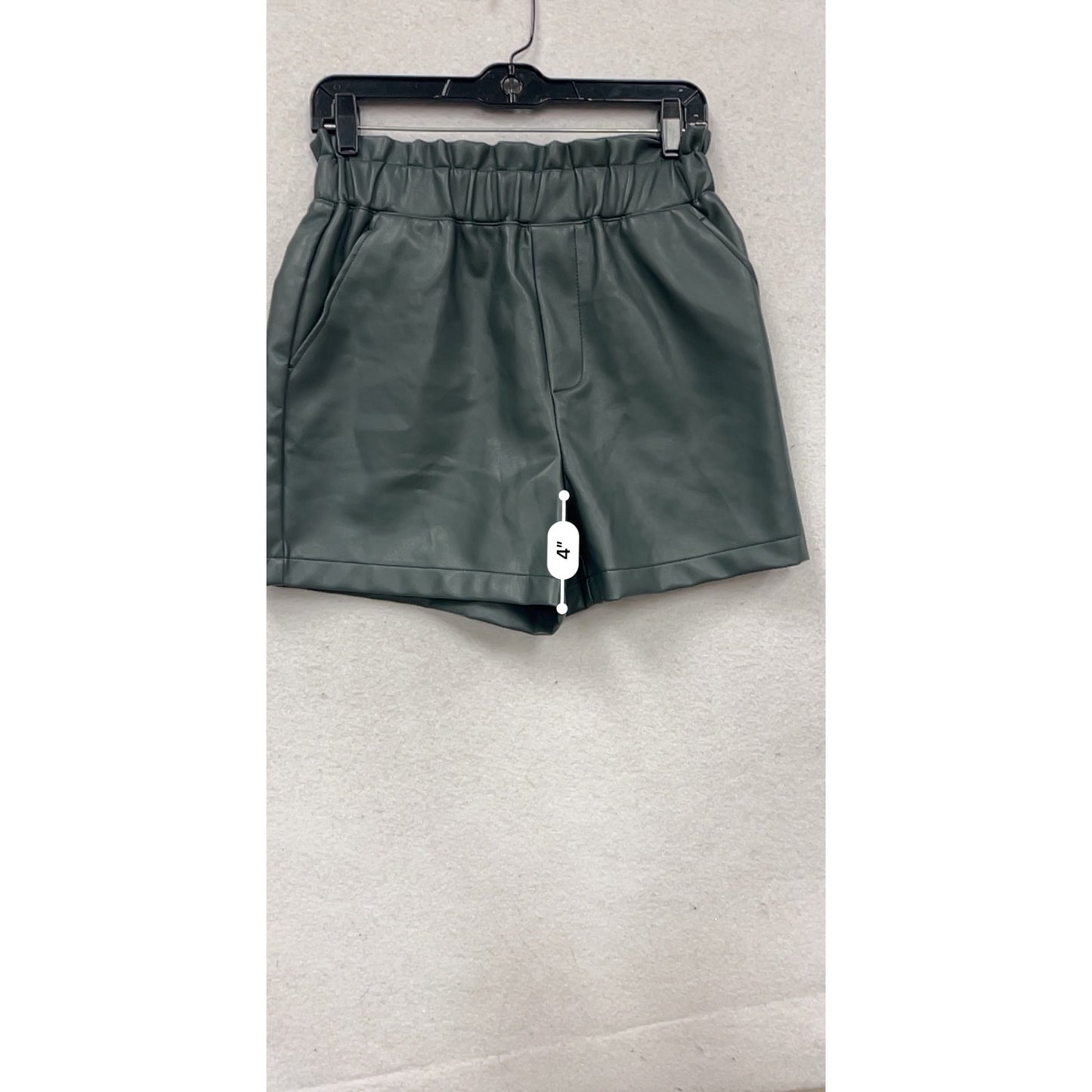 Bagatelle Collection Faux Leather Shorts S #582A
