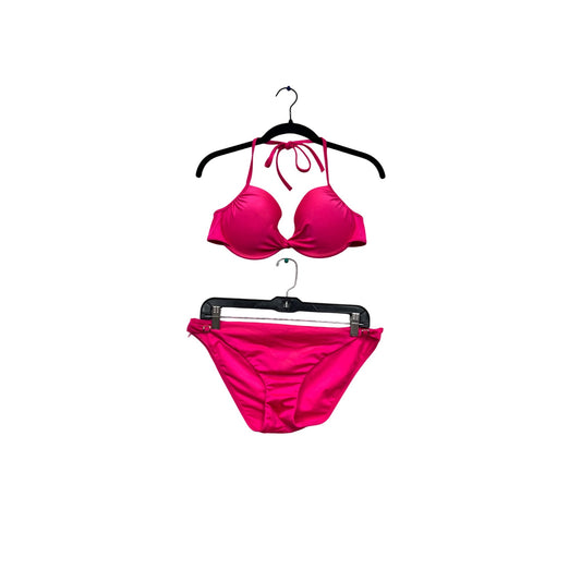 Victorias Secret Hot Pink Bikini Set L #464A